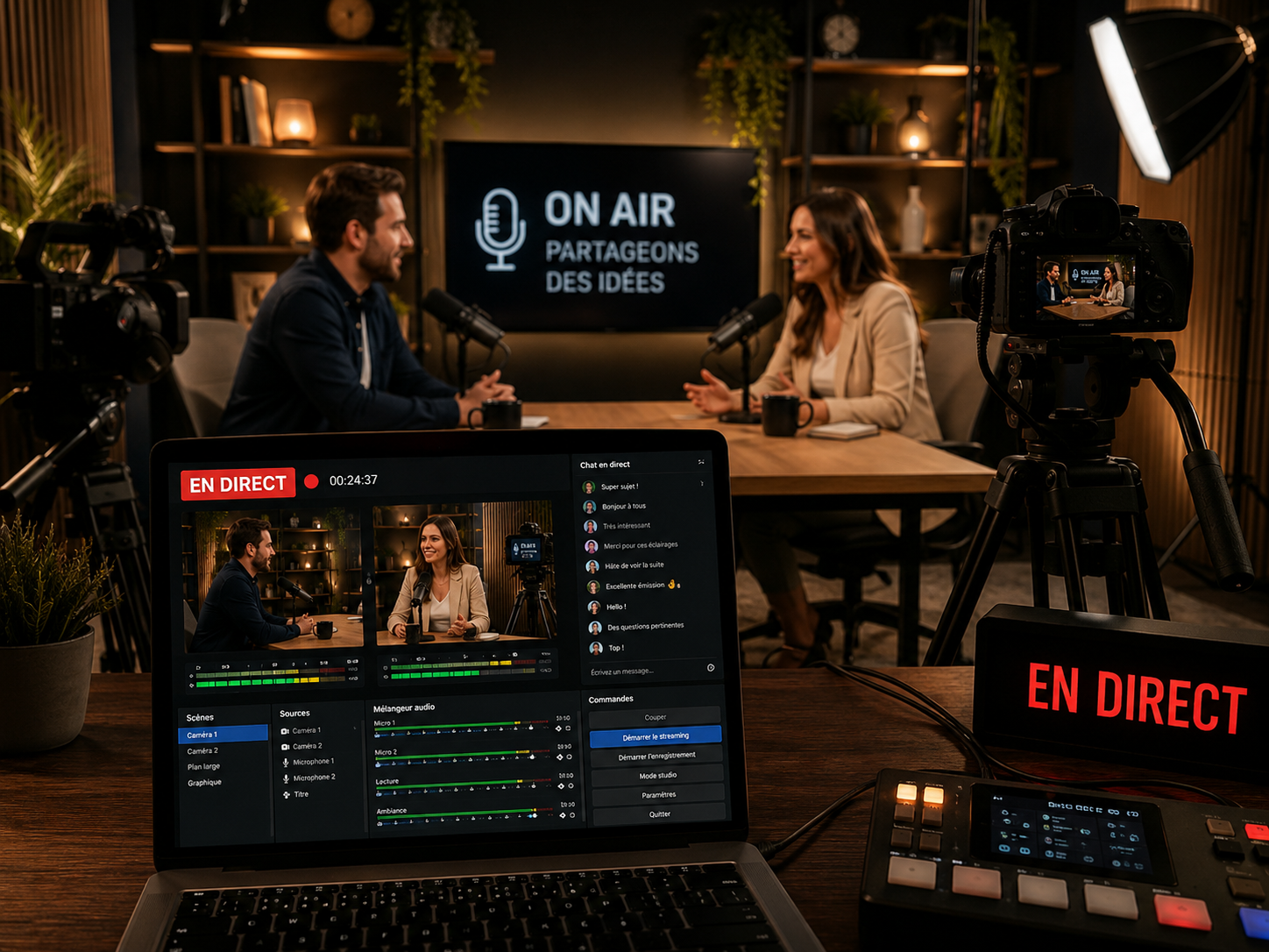 Diffusion en direct